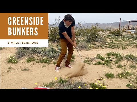 A Simple Way To Play Greenside Bunker Shots! [Struggle No More From The Sand]