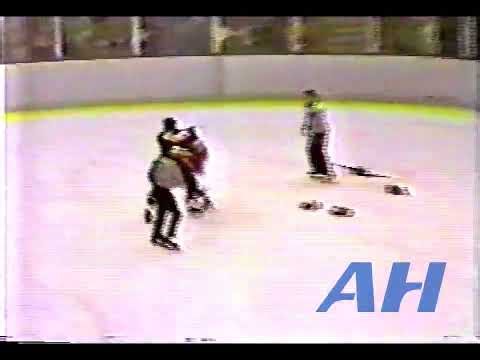 NHL Jan. 26, 1982 Duane Sutter,NYI v Paul Baxter,PIT New York Islanders Pittsburgh Penguins