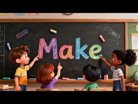 Sight Word MAKE Song | Learn to Read | Preschool & Kindergarten | Sight Word Song for Kids