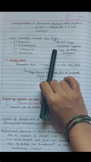 Selectable Marker For E. coli/ Biotechnology Principle and Processes Class 12 Biology Notes