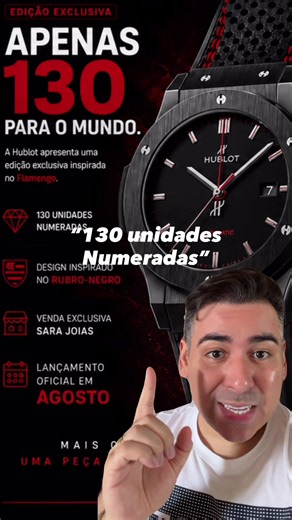 🚨 Flamengo fecha parceria com uma das maiores marcas de Relógio de Luxo do Mundo ! A Hublot ! #flamengo #mengao #noticiasdoflamengo #hublot #meumengaoreact