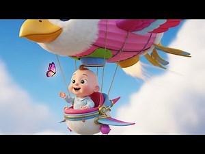 Dancing Butterfly on Sky Parade 🦋☁️ | Fun Learning Song for Kids | Colors and Movement