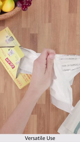 Glad Medium Trash Bags, 8 Gallon, Fragrance Free Garbage Bags With Drawstring, 26 Count