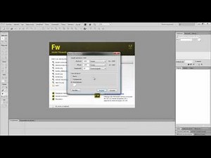 Abrir nuevo lienzo en Adobe Fireworks CS6