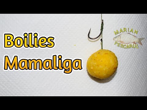 Reteta simpla boilies mamaliga pentru crap