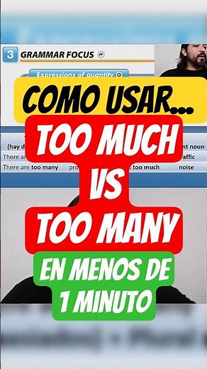 🚨How to use TOO MUCH & TOO MANY🚨✅COUNTABLE and UNCOUNTABLE NOUNS✅🚨| EXPLANATION