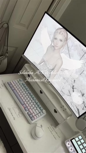 The Cutest and Softest Keyboard Setup