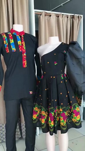 Xitsonga traditional attire for couple #edenvaledesigner #tasmerdesigns #xitsongatiktok #tsongatraditionaldress #tsongacouple #tsongatraditionalattire