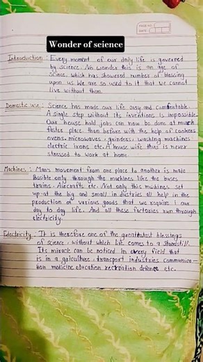 wonder of science essay. 🔭🧪🔭