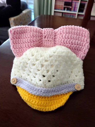 ドナルドダックとデイジーダックの帽子の作り方