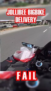 Jollibee Bigbike Delivery Fail #Torqkey #cbr1000rr #fireblade #jollibee #fail #comedy #BigBike #superbike #sportsbike #motovlogger #fypシ | TorqKey