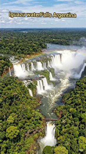 world Majestic Waterfalls Iguazu Falls 🌊|| Nature vibes