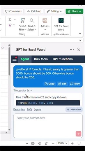 AI Creates IF Formula in Seconds 🤯 | Excel Bonus Trick | Excel for Accountants
