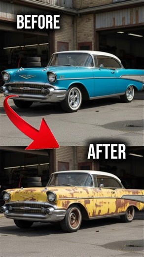 Restoring a Classic Chevy Bel Air | Pure ASMR Car Restoration #shorts