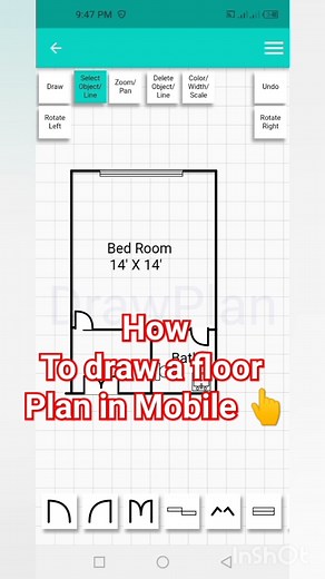 How to Draw a Floor plan in Mobile FREE | #floorplan #plot #homedesign #subscribe 👇❣️