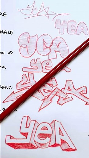 How to draw graffiti in 6 styles