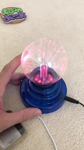 Plasma Ball with Sound Sensor: Light up to Music