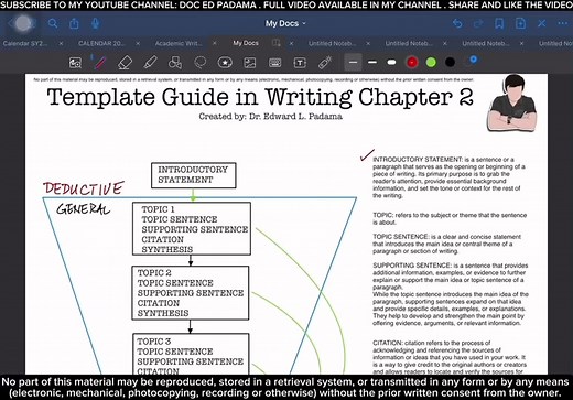 Paano Sumulat ng Introductory Statement sa Chapter 2