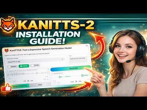 KaniTTS-2 Installation Guide 🔥 Fast & Expressive AI Text-to-Speech with Voice Cloning