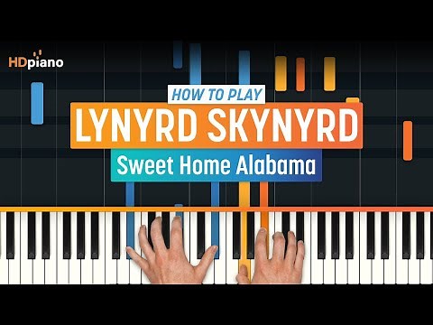 Piano Lesson for "Sweet Home Alabama" by Lynyrd Skynyrd | HDpiano (Part 1)