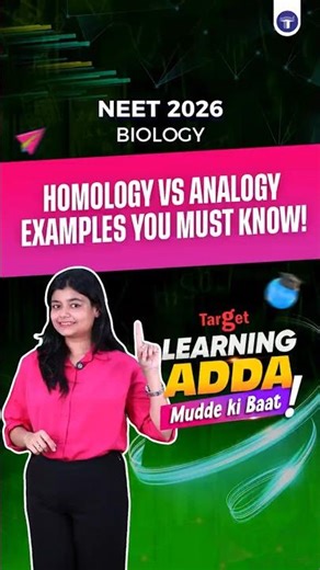 Evolution | Homology and Analogy Examples | NEET #shorts