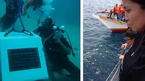 Poignant stories and photos show VP Leni Robredo at the first anniversary of her husband's plane crash | Coconuts