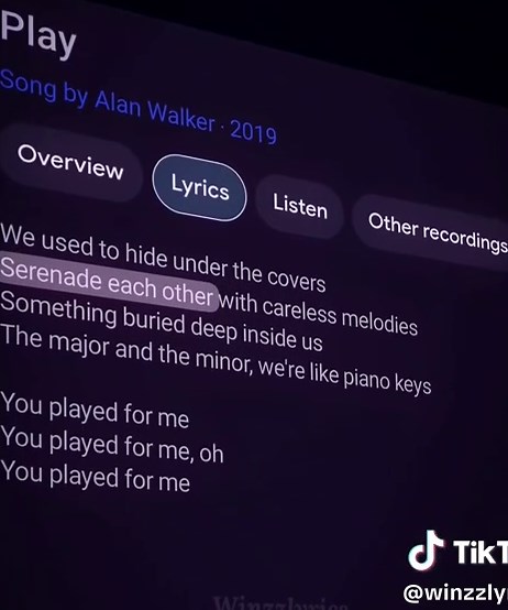 Lyrics to 'Play' by Alan Walker