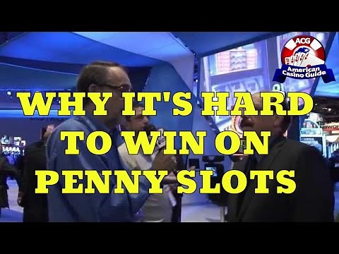 Think It's Hard to Win on Penny Slot Machines in Casinos? You're Right!