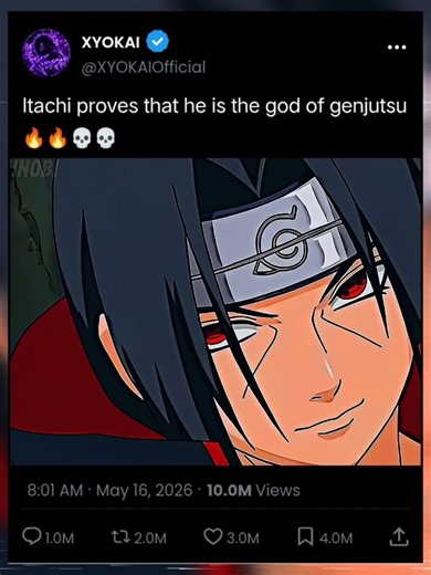 Itachi proves that he is the god of genjutsu 🔥🔥💀💀