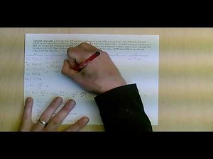 Thermodynamics Example 35: Turbojet engine