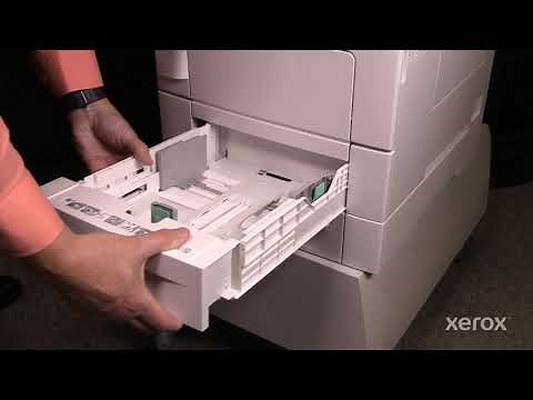 Xerox® VersaLink® C405 Family Printer Removing and Replacing Tray 1