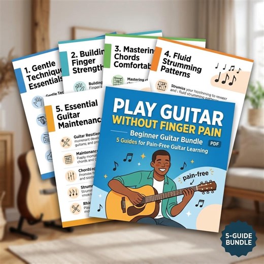 Beginner Guitar Bundle – Learn Guitar Without Finger Pain (5 PDF Guides) - Etsy UK