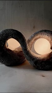 104K views · 684 reactions | Handbuilding a ceramic infinity lamp ♾️ | Studio b-du | Facebook