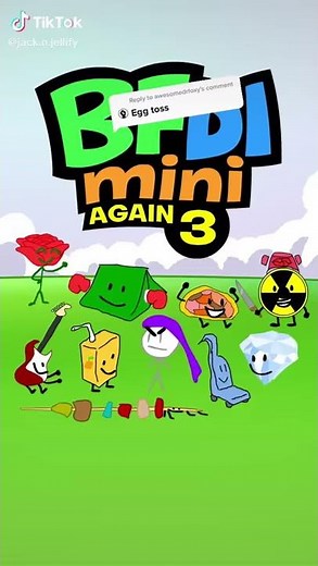 BFDI Mini Again: Episode 3: Egg Toss