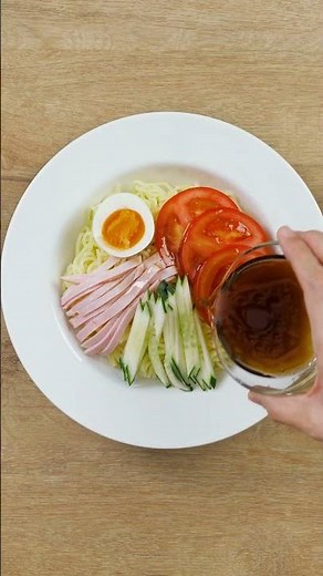 のり弁慶冷やし中華 #おいしい時間 #簡単レシピ #まいにちごはん #レシピ動画 #おうちごはん #今日の晩ごはん