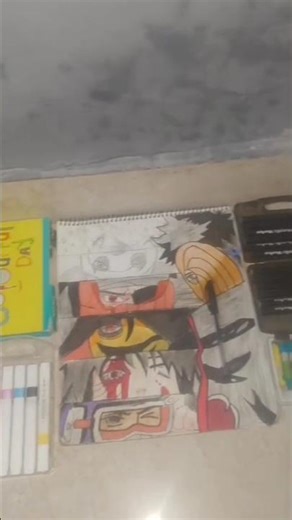 how to draw orange mask Obito part 5.