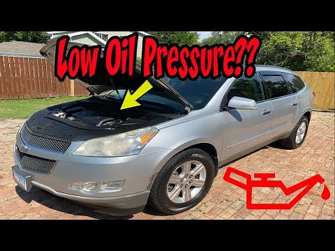 Chevy Traverse Low Oil Pressure Issue!! Stop Engine Warning!! Easy and Simple Fix!!!
