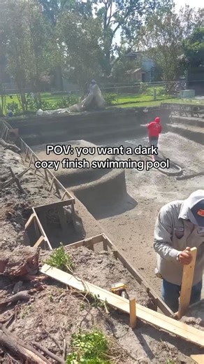 JRPoolPlastering&Texas Gunite on Instagram: "Cozy dark bottom swimming pool 🥹😍 Do you need to plaster or Replaster!? Give us a call 713-729-5014 #cozy #custom #swimming #pool #homeimprovement #explore #dark #aesthetic #instamood #backyard #outdoors #luxury #homedecor #jrpoolplasteringtexasgunite"