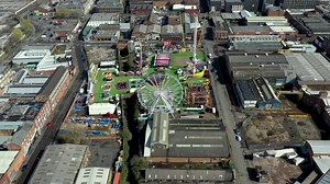 16K views · 66 reactions | Saw the new Digbeth Fun Fair on the Brum skyline on my bus ride to town. Then this immense drone footage was in my inbox when I got to the office. This is going to play a big part in putting smiles back on faces! Give them a page like. #DigIt https://digbethfunfair.co.uk/ | I Choose Birmingham | Facebook