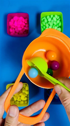 Color Cute 🟣🟢🔵🟡🟠 #colormixingmagic #colormatching #colorcute