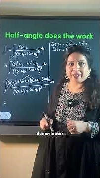This integral looks impossible...until you see this #integration #calculuswithij #cbseclass12