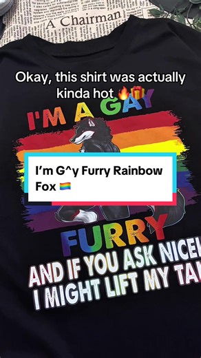 I’m G^y Furry Rainbow Fox 🏳️‍🌈 #fyp #gay #lgbt🌈 #lgbtq🏳️‍🌈 | furry