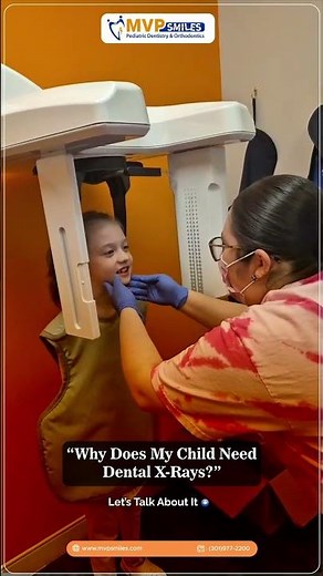 Why are dental X-rays important for kids? #mvpsmiles #shorts