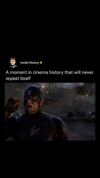 Inside History | I would give anything to watch this for the first time in the theater again. (Via: @marvelstudios) | Instagram