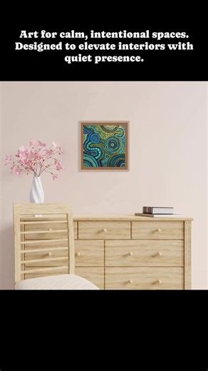 BOUNDARY LINES – Original Acrylic Artwork This piece was created as a visual reminder of strength, clarity and self-protection. The layered lines and textured strokes represent the boundaries we shape through growth and self-awareness, while the gradient blues reflect the transition from overwhelm into peace. Designed to bring grounding, calm energy into the home, Boundary Lines is a striking contemporary artwork that elevates any interior. 30 x 30 cm – Acrylic on canvas Original | Ready to hang