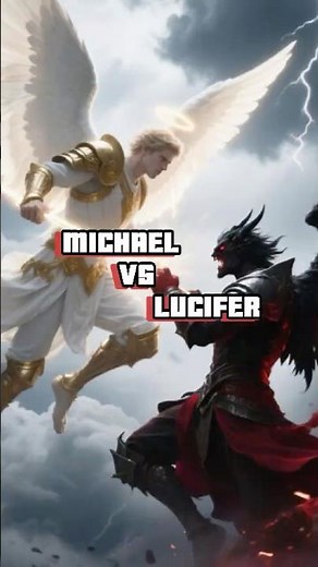 Michael vs Lucifer: Epic Angel Battle in Heaven 🔥👼