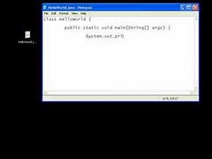 Java Video Tutorial 2: Hello World!