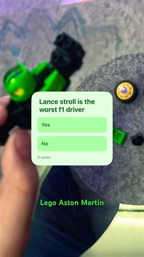 Building lego Aston Martin f1 car