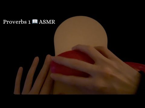 ASMR | Bible reading 【14】 Proverbs 1 ✝️ Relaxing, brushing sound, tapping & more ✨