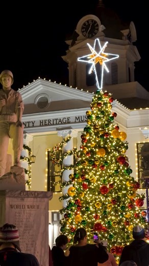 Explore Bryson City NC on Instagram: "✨🎄 Visit Downtown Bryson City after dark this holiday season. 🎄✨ When the sun goes down, the magic turns on. Downtown Bryson City transforms into a glowing winter wonderland filled with twinkling lights and festive displays, cozy streets, and plenty of photo-worthy moments around every corner. Events and info: http://www.brysoncitychristmas.com 🚂 Catch the Polar Express™ Train as it arrives and departs, filling the night with excitement and holiday cheer 